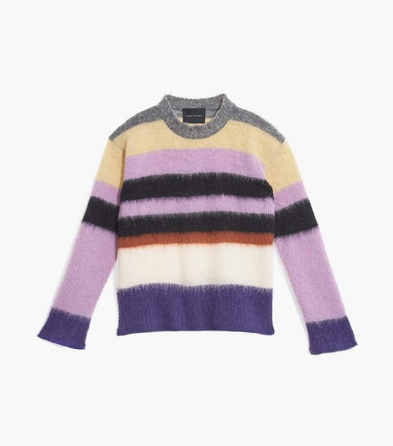 The Brushed Striped Sweater